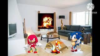 Classic sonic heroes dies from the bombing of Hiroshima wild, eating a chili dog ￼￼