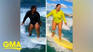 These women are redefining what a 'surfer body' looks like l GMA