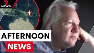 Julian Assange returns to Australia after 15 years | 7 News Australia