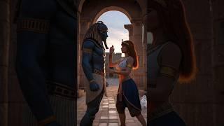 Queen Nefer's forbidden desire meets the raw power of Seth!️ #AncientEgypt #AIArt #ViralVideo #ai