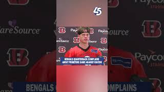 Joe Burrow complains about fourth straight primetime game in Baltimore