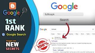 Rank blogger.com Google search FirstHow to Rank Blogger Website on Google First Page - 2023