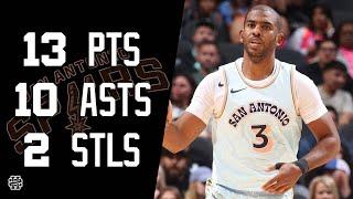 Chris Paul 13 pts 10 asts 2 stls vs Jazz 24/25 season