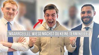 Luca terminiert live, Vor-Ort Training mit Deniz, Mitarbeiter bekommt Anschiss (Vlog)