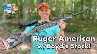 *WATCH* Ruger American Boyd's Stocks First Shots & Sighting In.