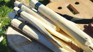 Making Traditional Wooden Clothes Pegs or Pins