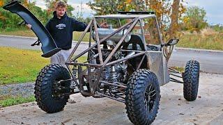 Mini hayabusa powered trophy truck on all 4's