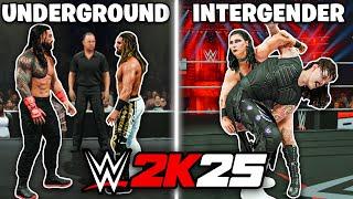 I Played EVERY New Match In WWE 2K25 In One Video!