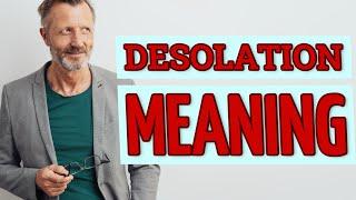 Desolation | Definition of desolation