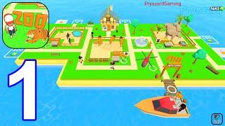 Zoo Island - Gameplay Walkthrough Part 1 Elephant, Lion,Crocodile (iOS,Android Gameplay)