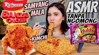 ASMR - SAMYANG MALA + RICHEESE BANZAI BARU!!