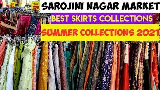 Sarojini Nagar Market,Delhi/ Gorgeous Skirts Collections/Summer Collections 2021/casual & Party wear