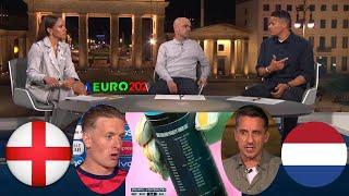 England vs Netherlands Euro Semi-final | Gary Neville And Rio Ferdinand Review - All Reaction