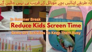 How To Keep Kids Busy Without Smart Devices | Recycle Cardboard to Make Activities for Kids