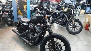 커스텀 아이언883 vs 순정 아이언883!! 할리데이비슨 IRON 883!! Harley XL 883N IRON Screaming Eagle Exhaust