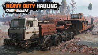 Realistic Heavy Duty Hauling in Australia | Snowrunner 4K