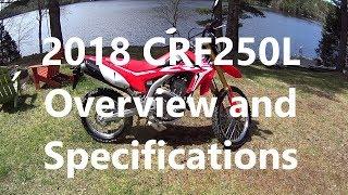 2018 CRF250L: Overview and Specifications