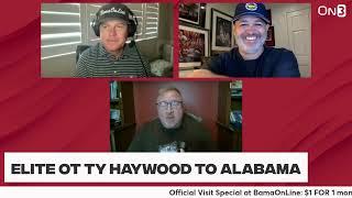 BREAKING: Elite OT Ty Haywood commits to Alabama | SEC, CFB