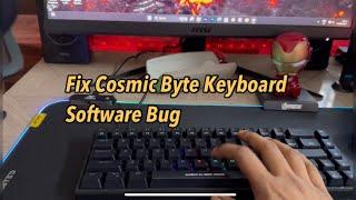 How to Fix Cosmic Byte Artemis Mechanical Keyboard Software Bug #cosmicbyte
