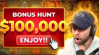 INSANE PROFIT From This MASSIVE $100,000 Bonus Hunt... 55+ BONUSES!! (Highlights)