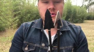 Cold Steel Cheap Shot broadhead With A Long Bow