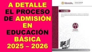 Soy Docente: A DETALLE EL PROCESO DE ADMISIÓN EN EDUCACIÓN BÁSICA 2025 – 2026