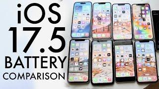 iOS 17.5 iPhone Battery Drain Test! (iPhone XS, XR, 11, 12, 13, 14, 15, SE 3)