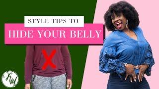 10 Style Tips to Hide that Belly Fat | Clothing Hacks for Women | Kelly MacPepple