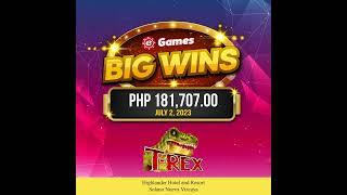  CONGRATULATIONS  eGames BIG WINS ‼ Php 181,707.00 Won ‼