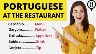 Portuguese Vocabulary For Restaurants!