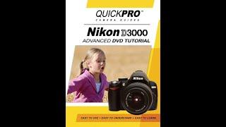 Nikon D3000 Advanced CH01 Instructional Guide by QuickPro Camera Guides