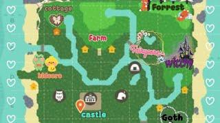 New Animal Crossing Island New year Lets visit with villagers & Decorate Castle Intrance today