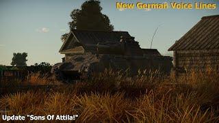 War Thunder German voice lines rework update "Sons of Attila!"