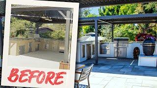 How an Outdoor Kitchen Nightmare Led to a CRAZY Backyard Transformation