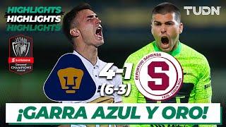 Highlights | Pumas 4(6)-(3)1  Saprissa | CONCACHAMPIONS - Octavos | TUDN