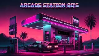 Arcade Station 80's  Synthwave | Retrowave | Cyberpunk [SUPERWAVE]  Vaporwave Art