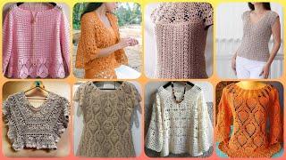 wounderful summer Crochet top and blouse ideas #crochet #crossstich #fashion