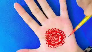 Easy and Simple Gol Tikki Mehndi Design by Hamna Fashion Geek