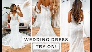 TRYING ON WEDDING DRESSES IN VANCOUVER! | BRIDAL SHOPPING VLOG