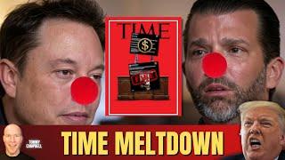 Don Jr. And Musk Share LIES, Trump's HILARIOUS Time Cover Meltdown