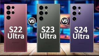 Samsung Galaxy S24 Ultra vs S23 Ultra vs S22 Ultra - COMPARISON!