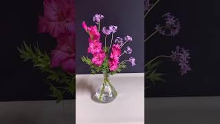 Glorious Gladiolus: Floral Design Tutorial 插花藝術: 創意-簡單-優雅-易學#flowermaking #flowers