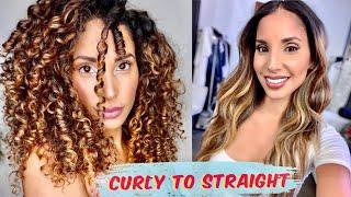 How to Protect your Curly Hair going Straight