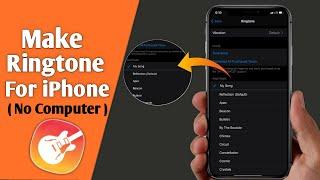 How to Set ANY Song Ringtone in iPhone | Make Ringtone For iPhone using GarageBand - 2021 | Hindi