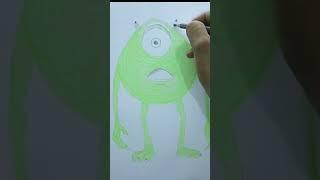 monster inc drawing #drawing #art #shorts