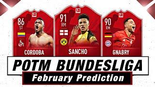 FIFA 20 | BUNDESLIGA POTM FEBRUARY | ft. Sancho, Cordoba, Gnabry,... | Prediction