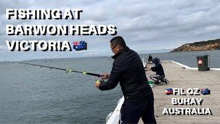 FISHING AT BARWON HEADS VICTORIA 