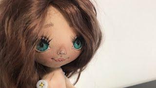 Чем я рисую лицо кукле | текстильная кукла | What i draw