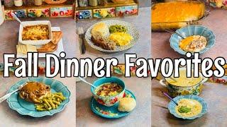 Top 6 Cozy Fall Dinner Favorites | Easy Budget Friendly Family Meal Ideas | September 2023 