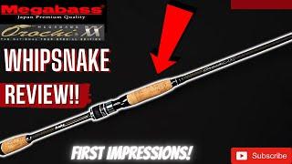 MEGABASS OROCHI XX WHIPSNAKE REVIEW!! (Megabass Spinning Rod)